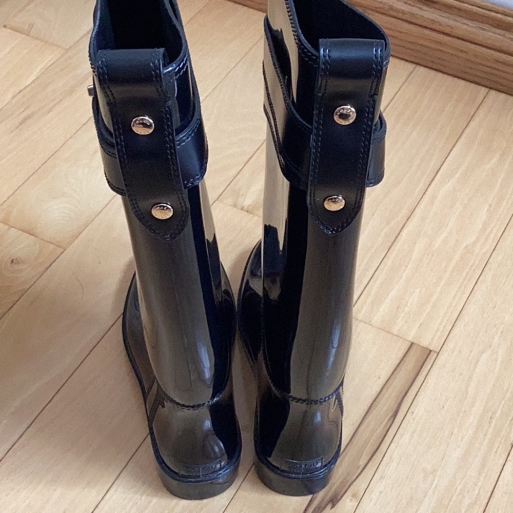 Coach Talia Rubber Rainboots size 6 - Picture 5 of 16